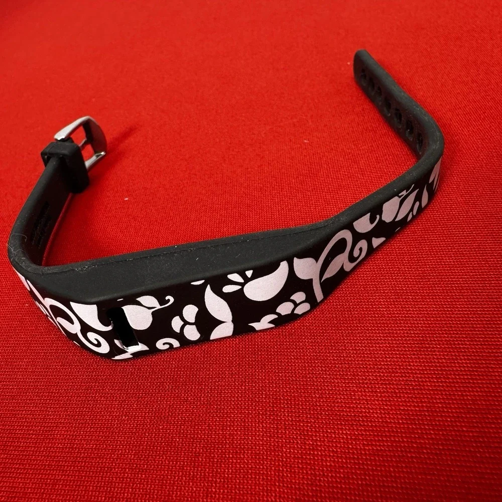 Black & White‎ Fashion French Bull Replacement Band For Fitbit